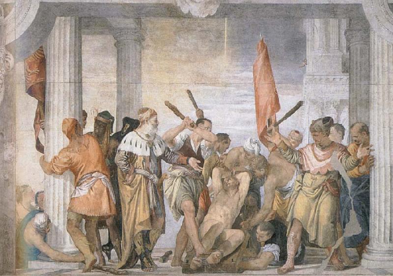 Paolo Veronese Martyrdom of St.Sebastian Spain oil painting art